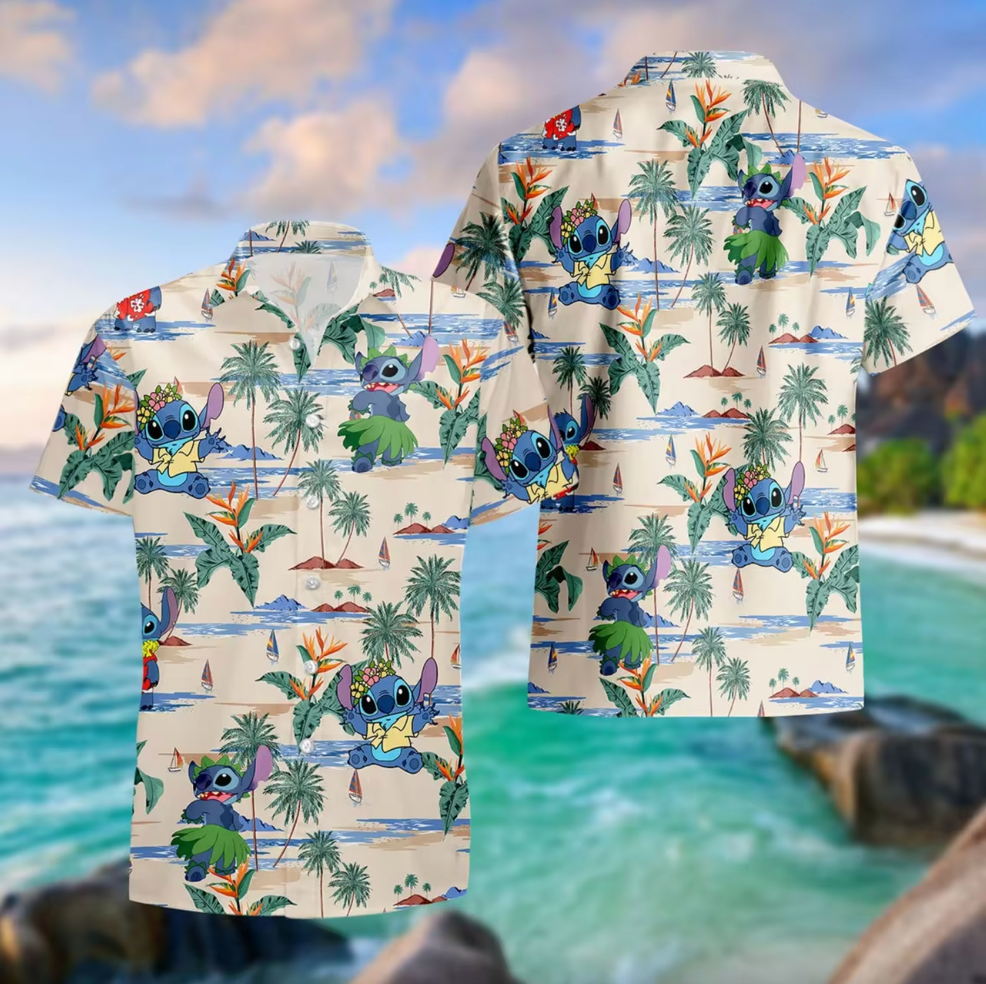 Lilo and Stich Hawaiian Summer T-shirts